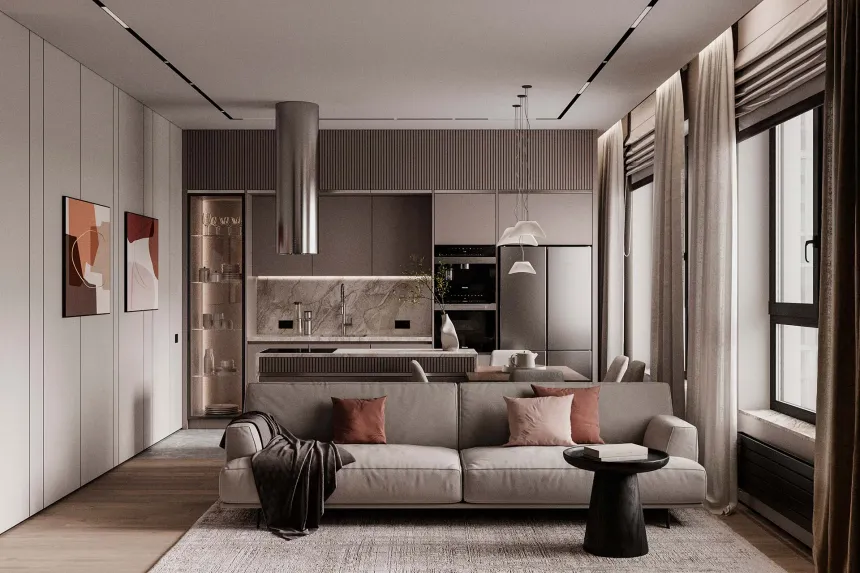 2-camere apartament, 60 m² — Imagine 4